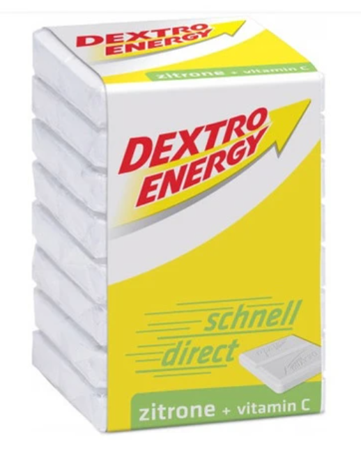 Dextro Energy pastylki do ssania z glukozą o smaku cytrynowym, 8 szt. 