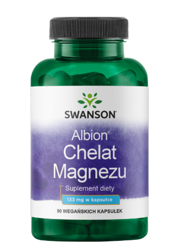 Swanson Albion Chelat Magnezu 133 mg, 90 kapsułek