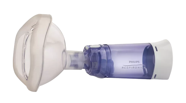 Philips , komora inhalacyjna OptiChamber Diamond z maską L, 5 lat- dorośli 1 szt,