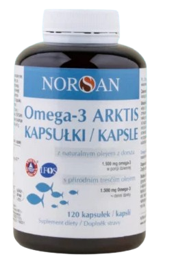 Norsan Omega-3 Arktis, 120 kapsułek