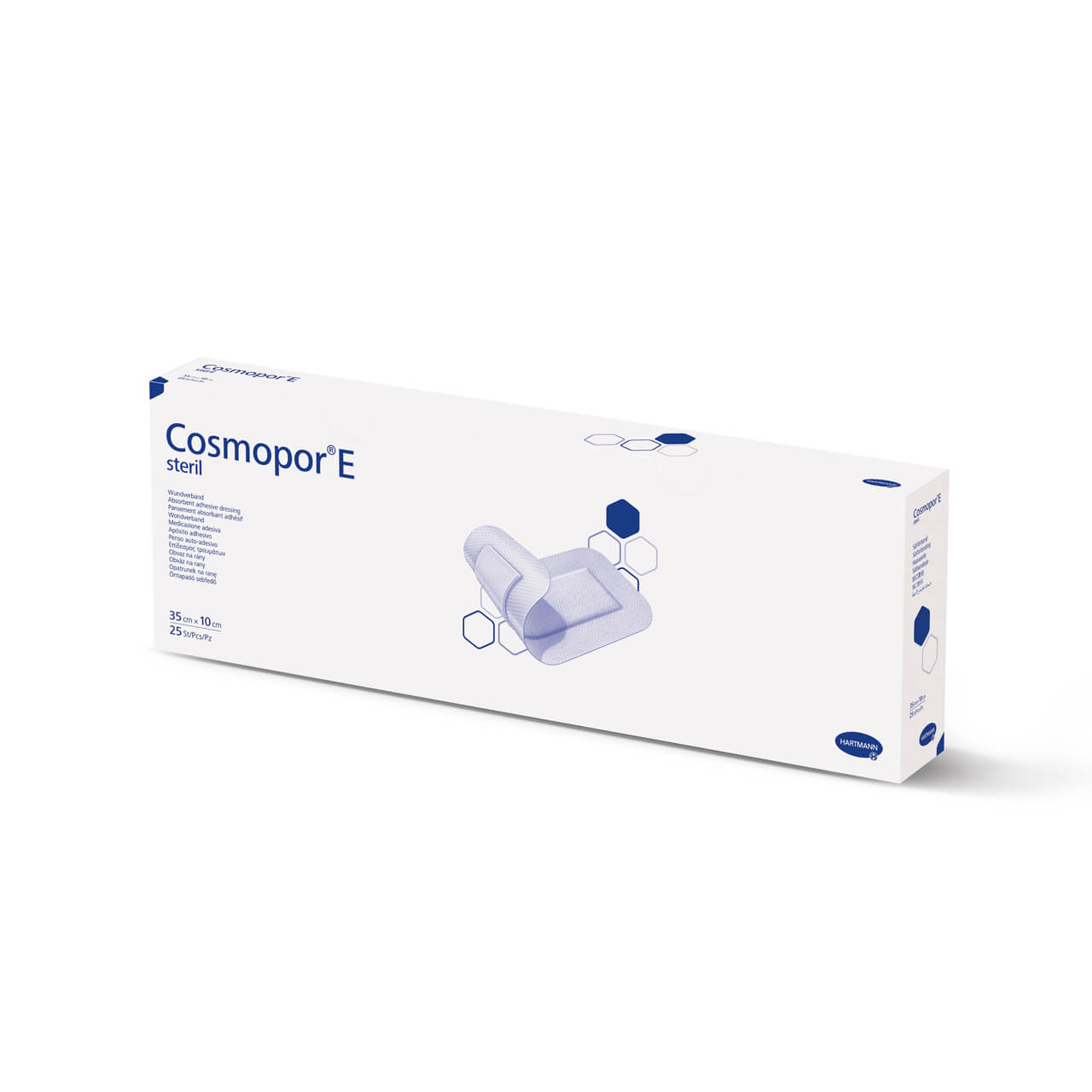 COSMOPOR E , opatrunek jałowy 35 x 10 cm, 25 szt.