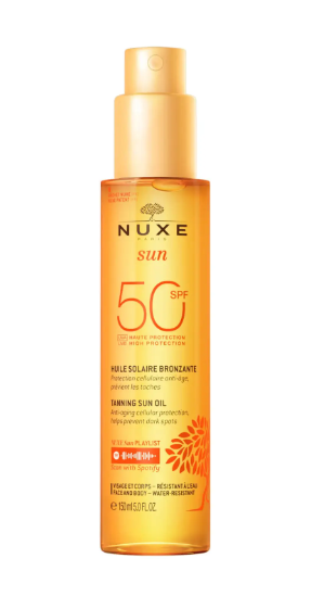 Nuxe Sun, olejek do opalania twarzy i ciała SPF50, 150 ml