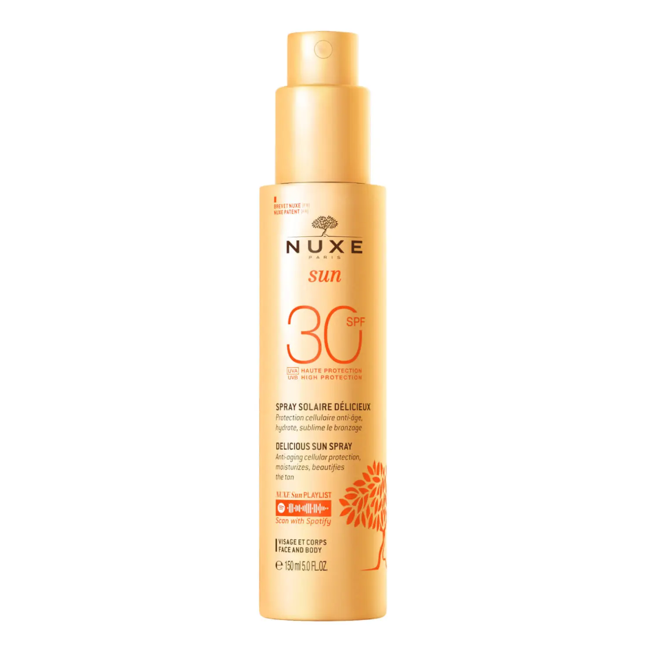 NUXE Sun , mleczko do opalania twarzy i ciała SPF30, 150 ml