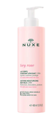 NUXE Very Rose, nawilżające mleczko do ciała, 400 ml