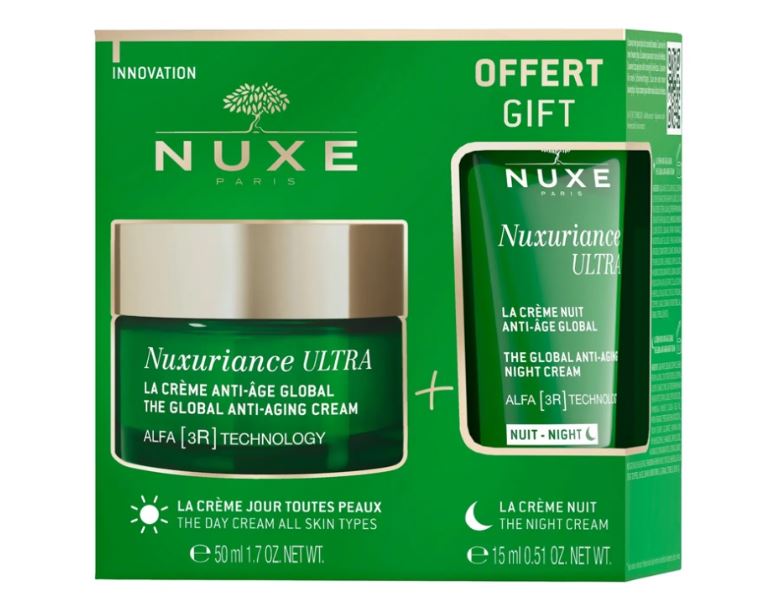NUXE Zestaw Nuxuriance Ultra krem na dzień 50 ml + krem na noc 15 ml