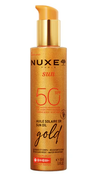 NUXE SUN Huile Solaire Or, olejek do opalania, SPF 50, 150 ml