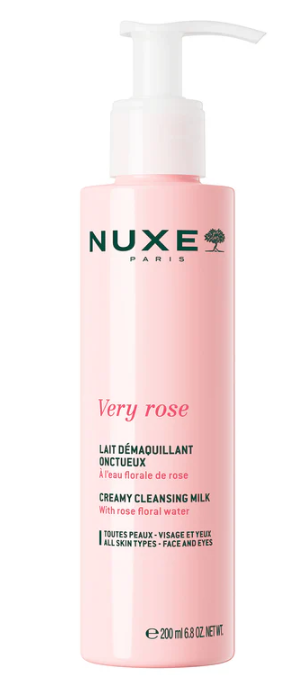 Nuxe Very Rose, kremowe mleczko oczyszczające,