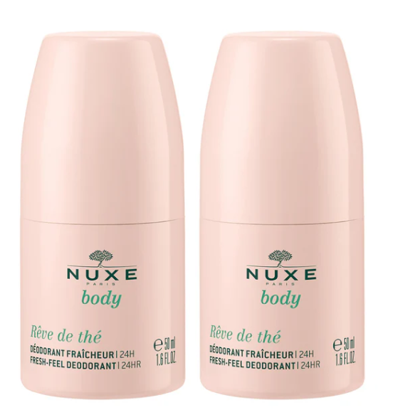 Nuxe Body Reve De The, dezodorant w kulce, 2 x 50 ml