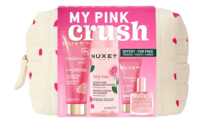 Nuxe My Pink Crush kosmetyczka, zestaw kosmetyków