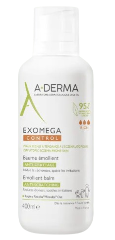 A-Derma Exomega Control, balsam emolient, 400 ml