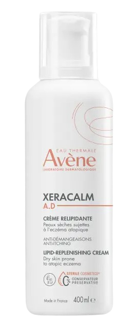 AVENE XERACALM A.D, krem uzupełniający lipidy, 400 ml