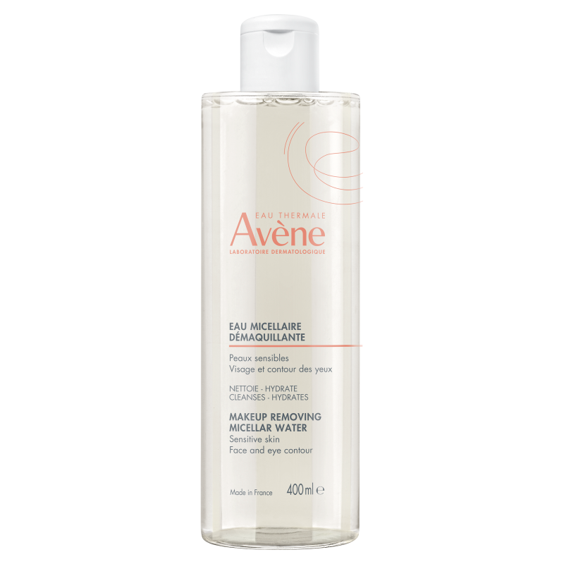 Avene Eau Thermale, skóra wrażliwa, płyn micelarny, 400 ml