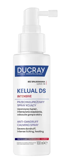 Ducray Kelual DS Intensive kojący spray przeciwłupieżowy, 100 ml