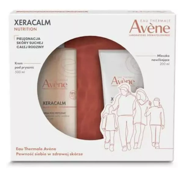 Avene Xmass XERACALM krem pod prysznic, 500 ml + mleczko, 200 ml