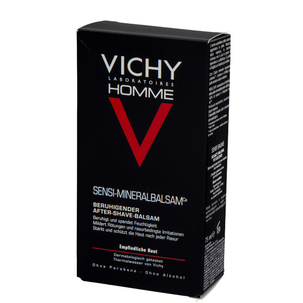 Vichy Homme Sensi Baume, balsam kojący po goleniu, 75 ml