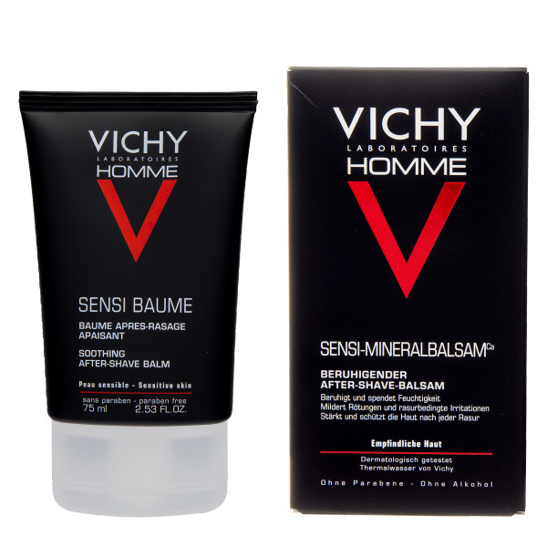 Vichy Homme Sensi Baume, balsam kojący po goleniu, 75 ml
