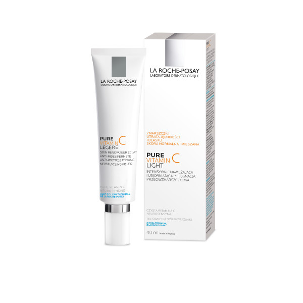 La Roche-Posay Pure Vitamin C Light krem wypełniający zmarszczki, 40 ml