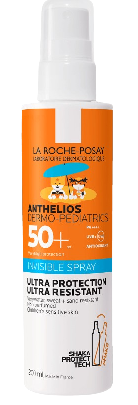 La Roche-Posay Dermo-Pediatrics, spray dla dzieci SPF 50+, 200 ml