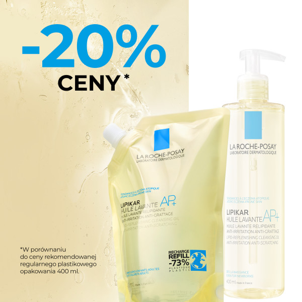 La Roche-Posay Lipikar Refill Oil AP+, olejek, Refill,  400ml
