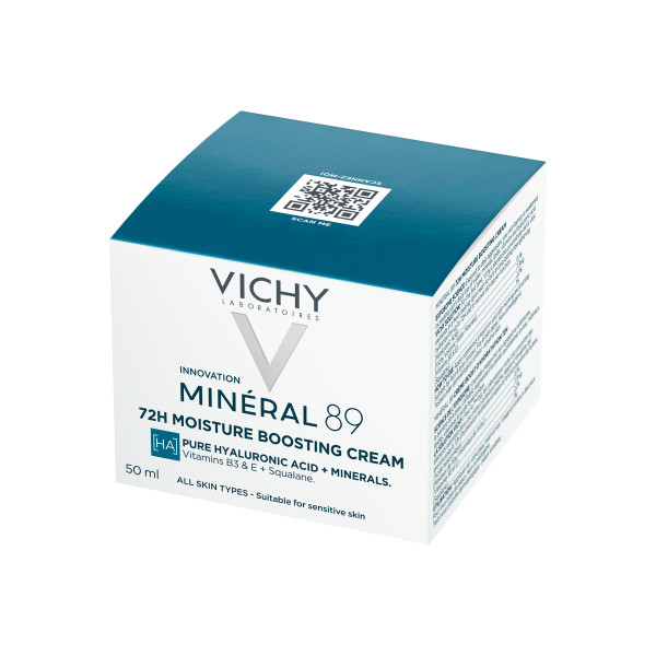 Vichy Mineral 89, krem nawilżająco- odbudowujący, 50 ml