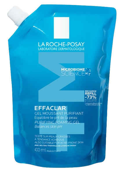 La Roche-Posay Effaclar żel oczyszczający refill, 400 ml