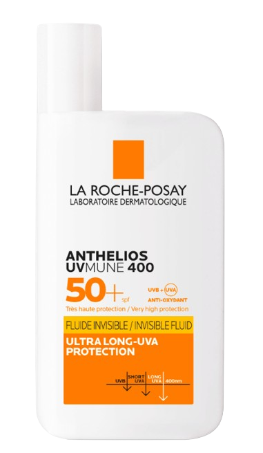 La Roche-Posay Anthelios UVMune 400, niewidoczny fluid SPF50+, 50 ml