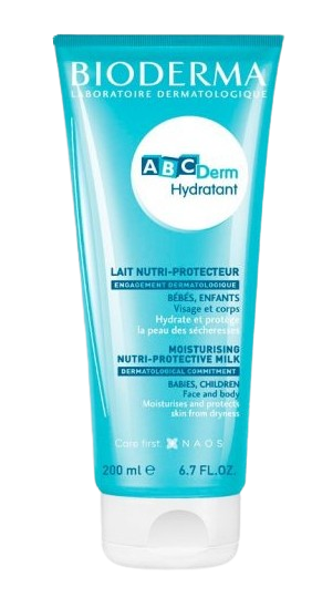 Bioderma Abcderm Hydratant, mleczko nawilżające, 200 ml