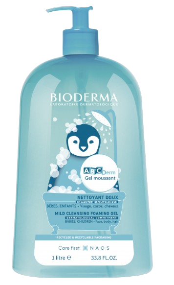 Bioderma Abcderm Moussant, żel do kąpieli dla dzieci, 1000 ml