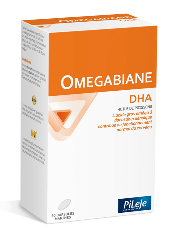 Omegabiane DHA , 80 kapsułek