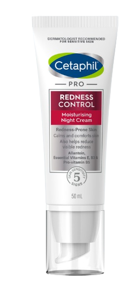 Cetaphil PRO Redness Control, krem nawilżający na noc, 50 ml