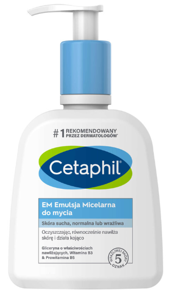 CETAPHIL EM, emulsja micelarna do mycia, 1 l