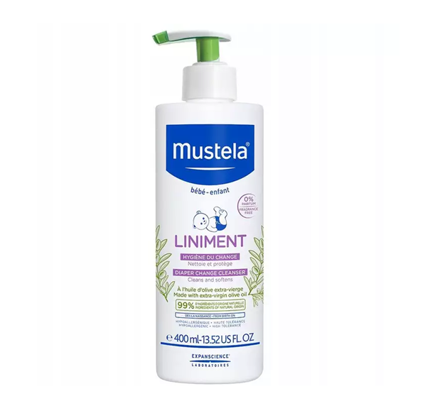 Mustela Liniment emulsja do okolicy pieluszkowej, 400 ml