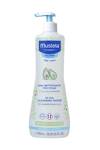 Mustela Bébé woda oczyszczająca bez spłukiwania, 750 ml. 