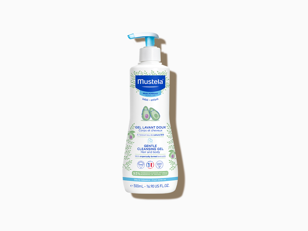 Mustela Hydra Bebe , delikatny żel do mycia dla niemowląt 500 ml