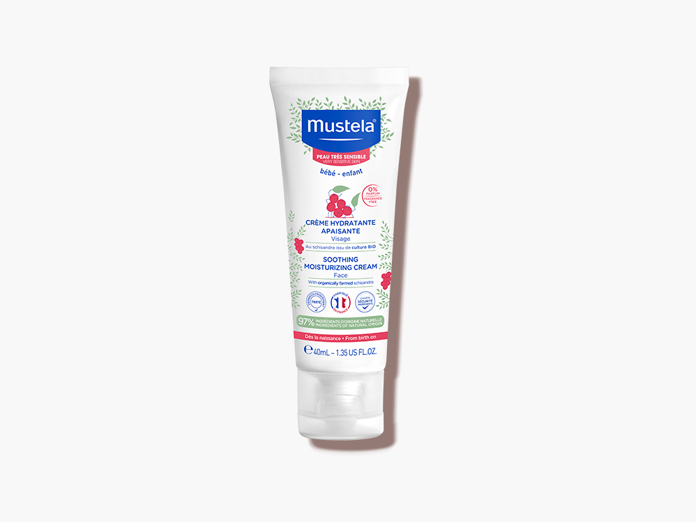 Mustela krem do twarzy łagodząco - nawilżający, 40 ml 