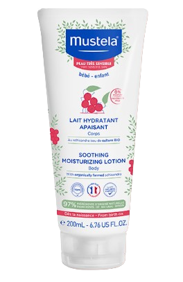 Mustela, mleczko nawilżając- łagodzące, 200 ml