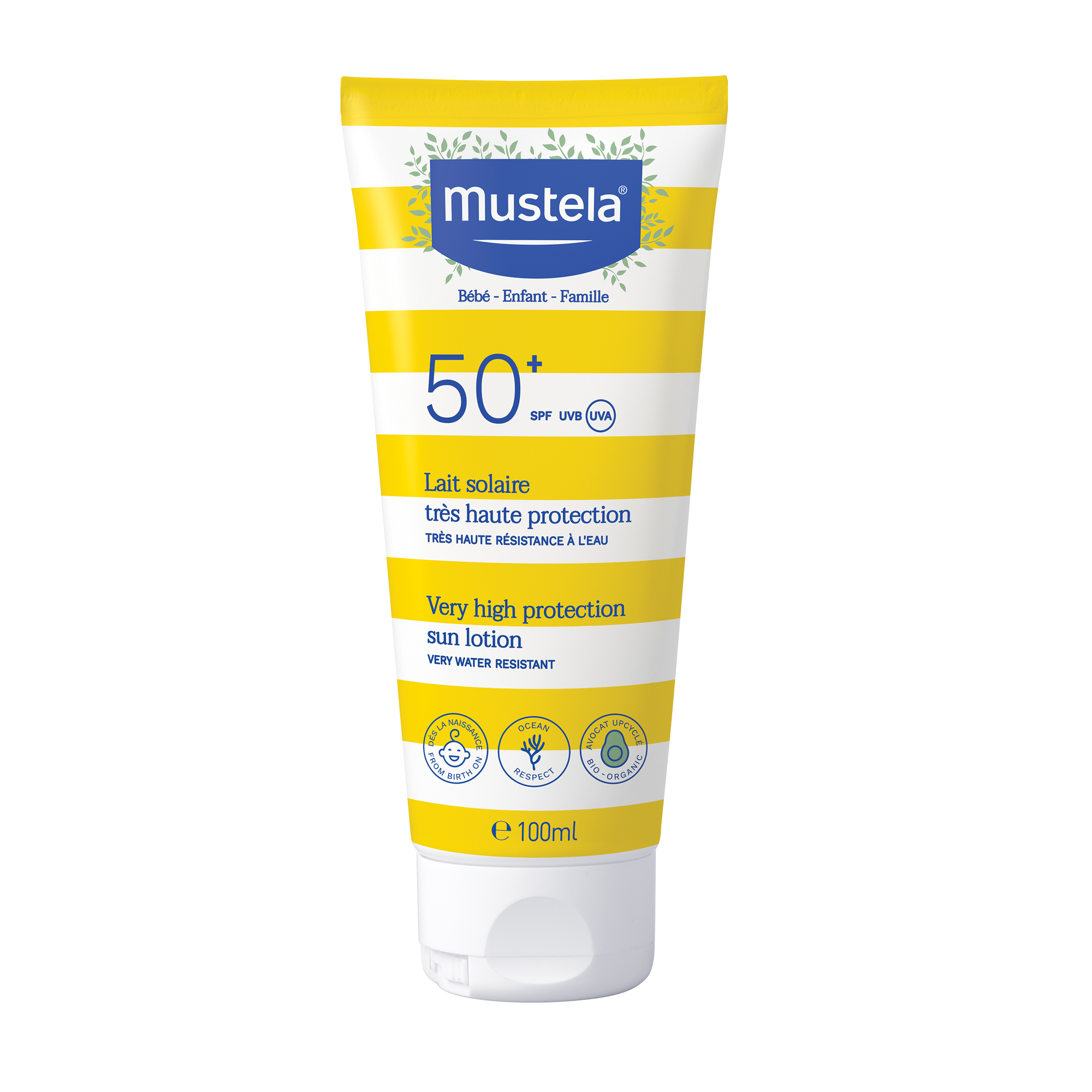 Mustela Bebe, mleczko przeciwsłoneczne SPF50+ 100 ml