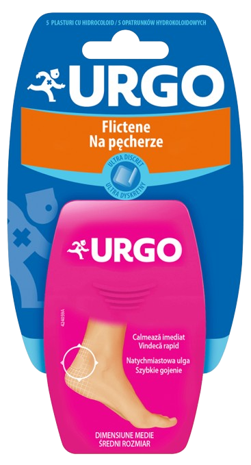 URGO Na Pęcherze opatrunek, 5 szt.