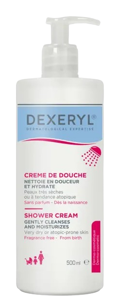 Dexeryl, krem myjący pod prysznic, 500 ml