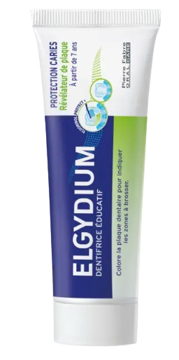 ELGYDIUM Edukacyjna, pasta do zębów barwiąca płytkę nazębną, 50 ml