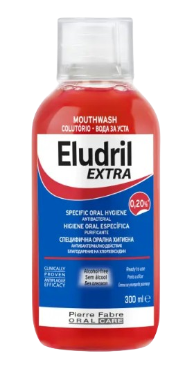 Eludril Extra, płyn do płukania jamy ustnej, 300 ml