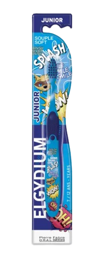 Elgydium Junior, szczoteczka do zębów dla dzieci, 7-12 lat, 1 szt.