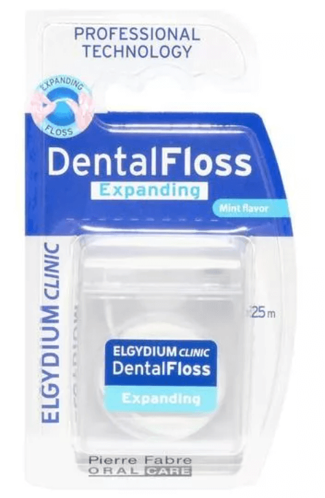 Elgydium, nić dentystyczna pęczniejąca, 25 m