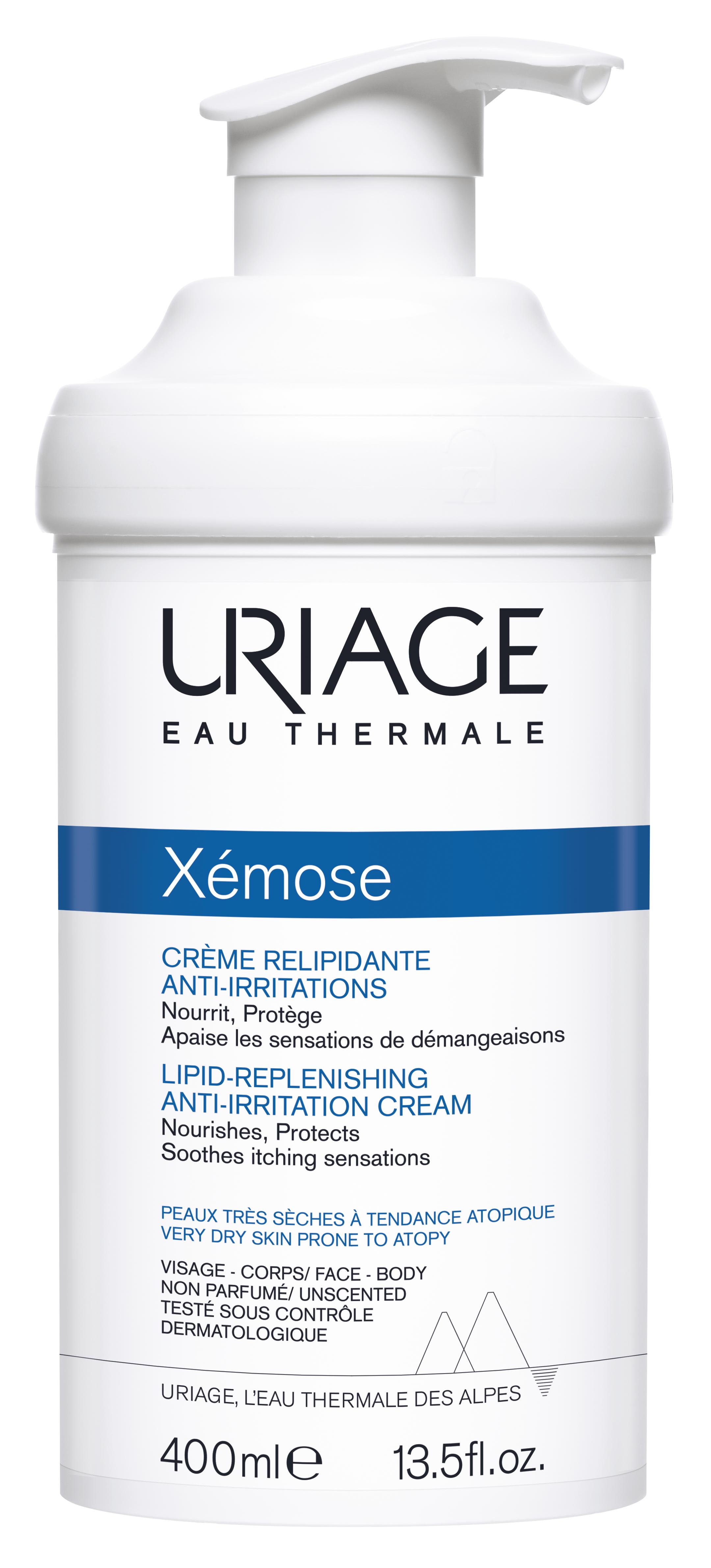 Uriage Xemose, krem dla bardzo suchej skóry, 400 ml