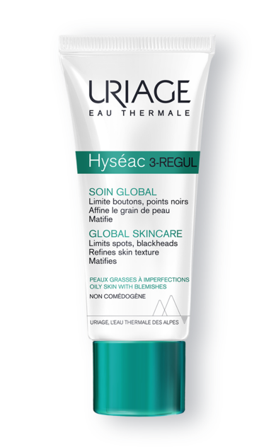 URIAGE Hyseac 3-Regul, krem kompleksowa pielęgnacja redukująca niedoskonałości, 40 ml