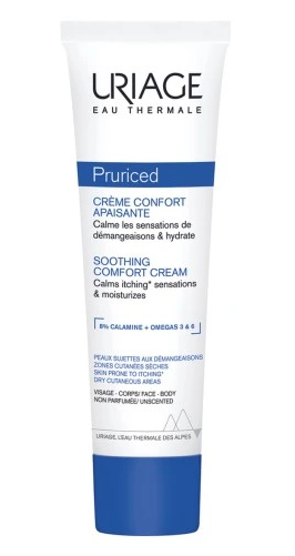 Uriage Pruriced, krem łagodzący swędzenie skóry, 100 ml