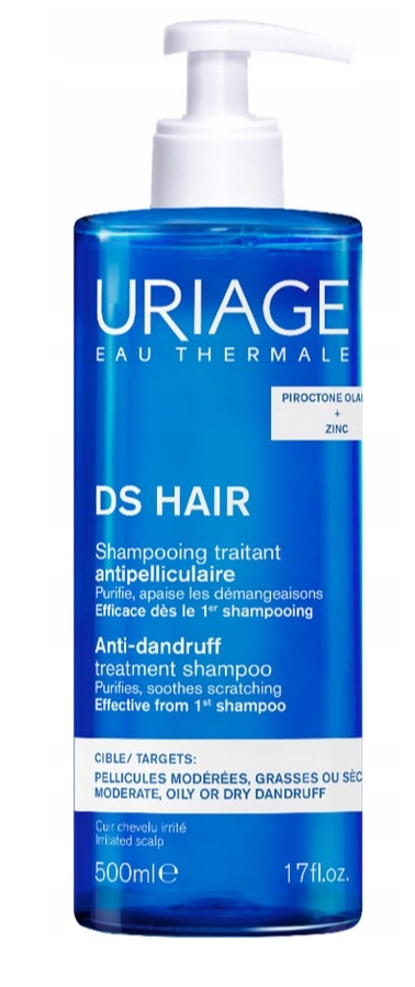 Uriage DS Hair szampon przeciwłupieżowy, 500 ml