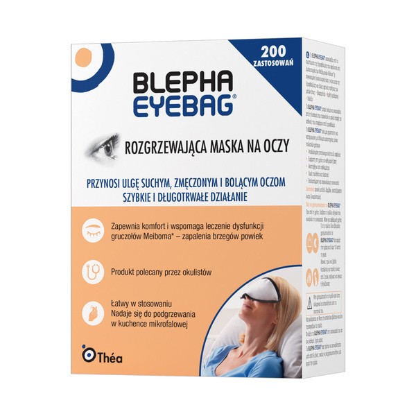 Blepha Eyebag, rozgrzewająca maska na oczy, 1 szt.