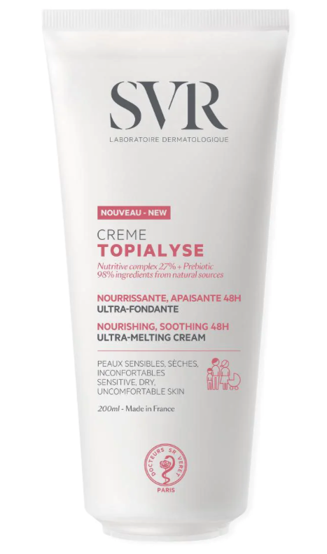 SVR TOPIALYSE Creme odżywczy krem do pielęgnacji skóry wrażliwej i suchej, 200 ml