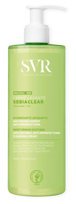 SVR SEBIACLEAR Creme Lavante krem do mycia o działaniu kojącym i nawilżającym, 400 ml